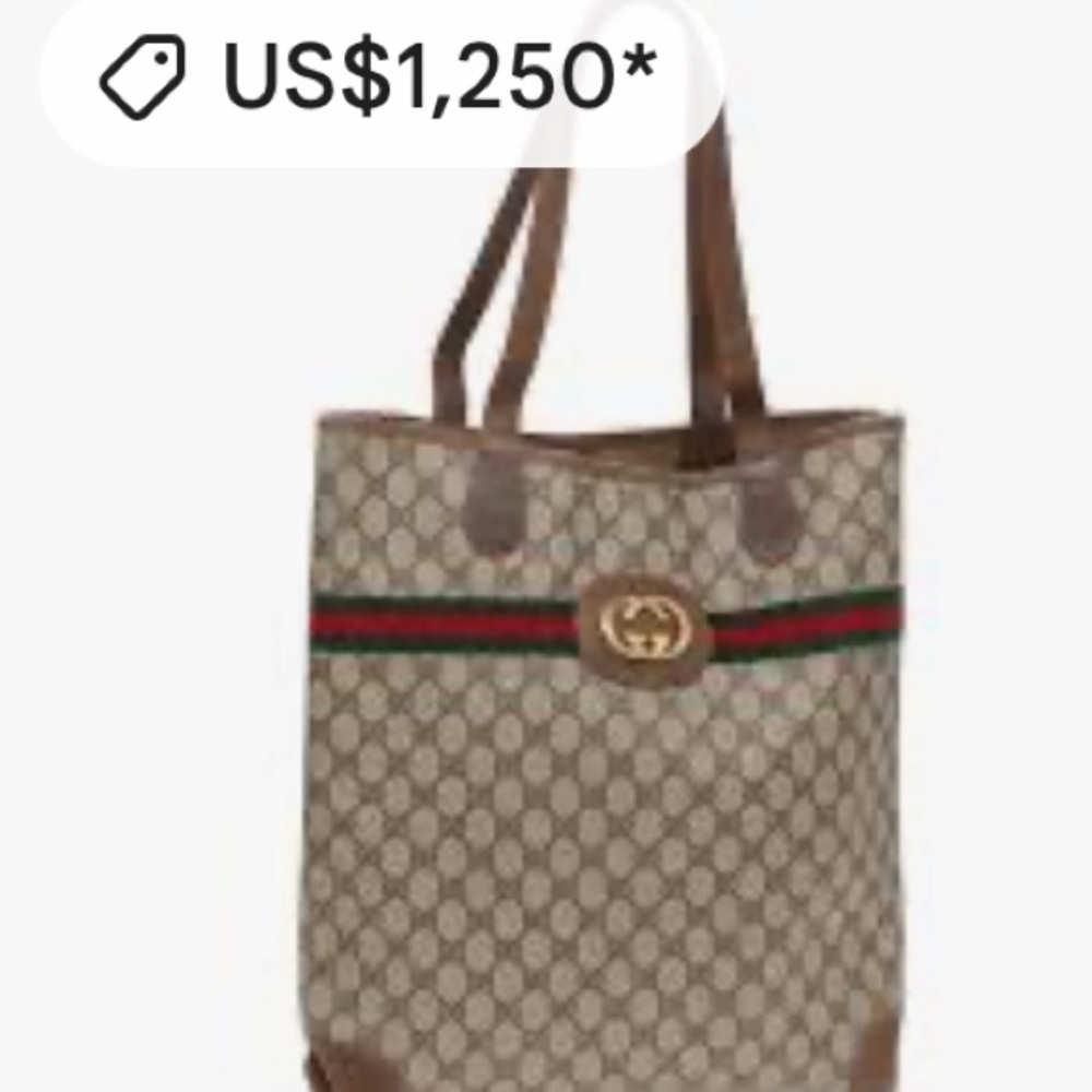 🖤Vtg 70s GUCCI GG Supreme Tote/Shoulder bag - Picture 17 of 17